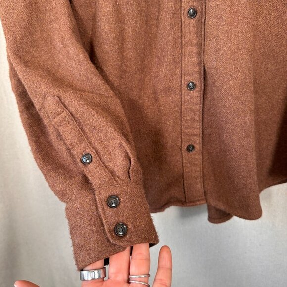 Madewell Flannel Kempton Button-Up Shirt | Size M - Picture 6 of 8